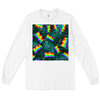 White Pride lgbtq flags with leopard seamless pattern Long Sleeve Tee - BundleAndBundleShop