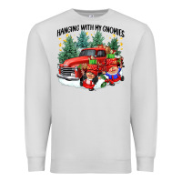 Dove Grey hanging with my gnomies Premium Sweatshirt - CowGirlArtShop