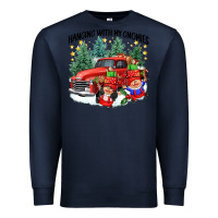 Navy hanging with my gnomies Premium Sweatshirt - CowGirlArtShop
