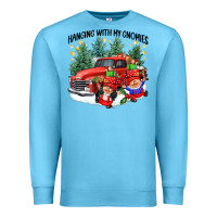 Ocean Blue hanging with my gnomies Premium Sweatshirt - CowGirlArtShop