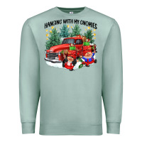 Seafoam hanging with my gnomies Premium Sweatshirt - CowGirlArtShop