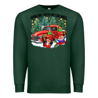 Sports Green hanging with my gnomies Premium Sweatshirt - CowGirlArtShop
