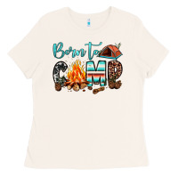 Bone born to camp Ladies Tee - JahusDesignShop