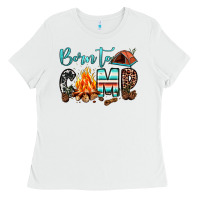 White born to camp Ladies Tee - JahusDesignShop