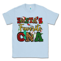 Dusty Blue santas favorite cna christmas Classic Tee - NancyCooperArtShop