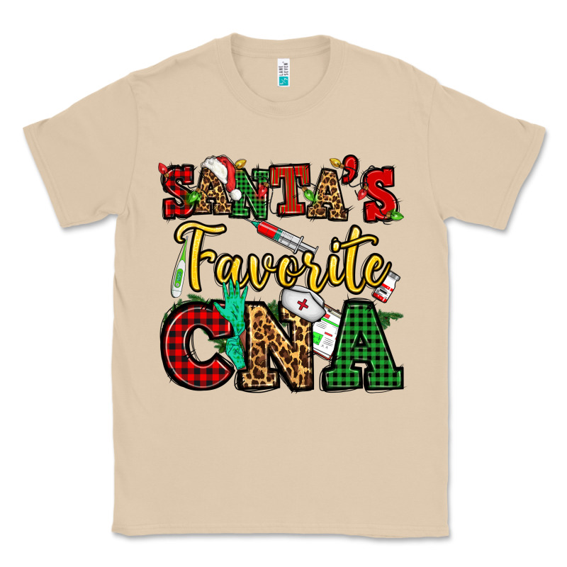 Santas Favorite Cna Christmas Classic Tee by NancyCooperArtShop | Teevron