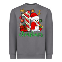 Storm my 1 st christmas with cute snowman bbs Heavyweight Sweatshirt - BundleAndBundleShop