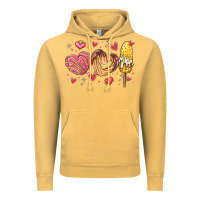 Vintage Mustard valentines day mexican food Vintage Hoodie - MaliasSmallBusiness