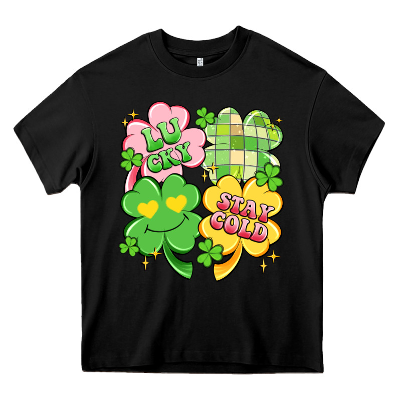 Lucky Stay Gold Heavy Core Tee by Artiststas | Teevron