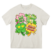Cream lucky stay gold Heavy Core Tee - Artiststas