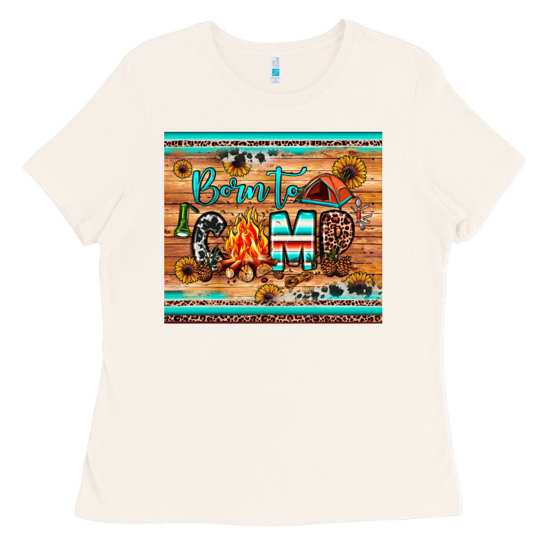 Born To Camp Ladies Tee by JahusDesignShop | Teevron