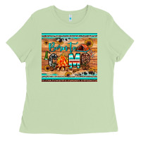 Matcha born to camp Ladies Tee - JahusDesignShop