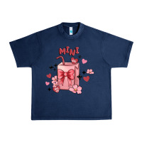 Navy mini coffee cups Urban Heavy Tee - MaliasSmallBusiness