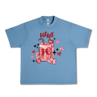 Pebble Blue mini coffee cups Urban Heavy Tee - MaliasSmallBusiness