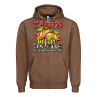 Chestnut Tacos Before Vatos Zipper Hoodie - texasbilliewilder