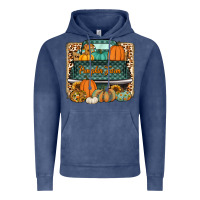 Vintage Denim pumpkin farm truck Vintage Hoodie - Jasminsmagicworld