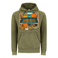 Vintage Olive pumpkin farm truck Vintage Hoodie - Jasminsmagicworld