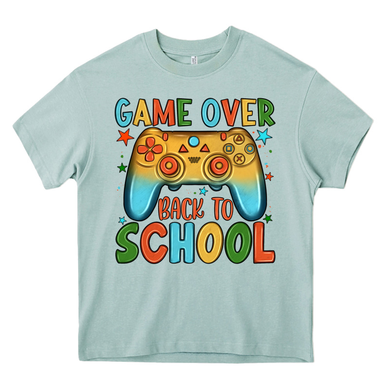 Game Over Back To School Heavy Core Tee by JahusDesignShop | Teevron
