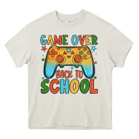 Cream game over back to school Heavy Core Tee - JahusDesignShop