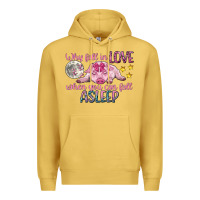 Antique Gold why fall in love when you can fall asleep Premium Hoodie - CowGirlArtShop
