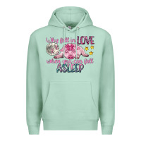Seafoam why fall in love when you can fall asleep Premium Hoodie - CowGirlArtShop