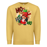 Antique Gold ho ho ho girl gnome Premium Sweatshirt - CowGirlArtShop
