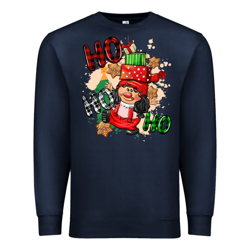 Ho Ho Ho Girl Gnome Premium Sweatshirt by CowGirlArtShop | Teevron
