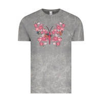 Cloud Rock floral butterfly Vintage Tee - MaliasSmallBusiness
