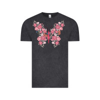 Vintage Black floral butterfly Vintage Tee - MaliasSmallBusiness