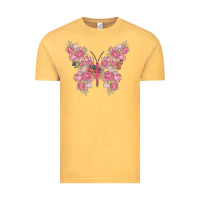 Floral Butterfly Vintage Tee | Teevron