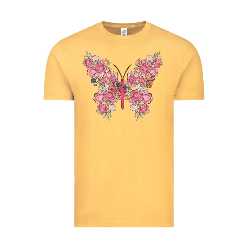 Floral Butterfly Vintage Tee by MaliasSmallBusiness | Teevron