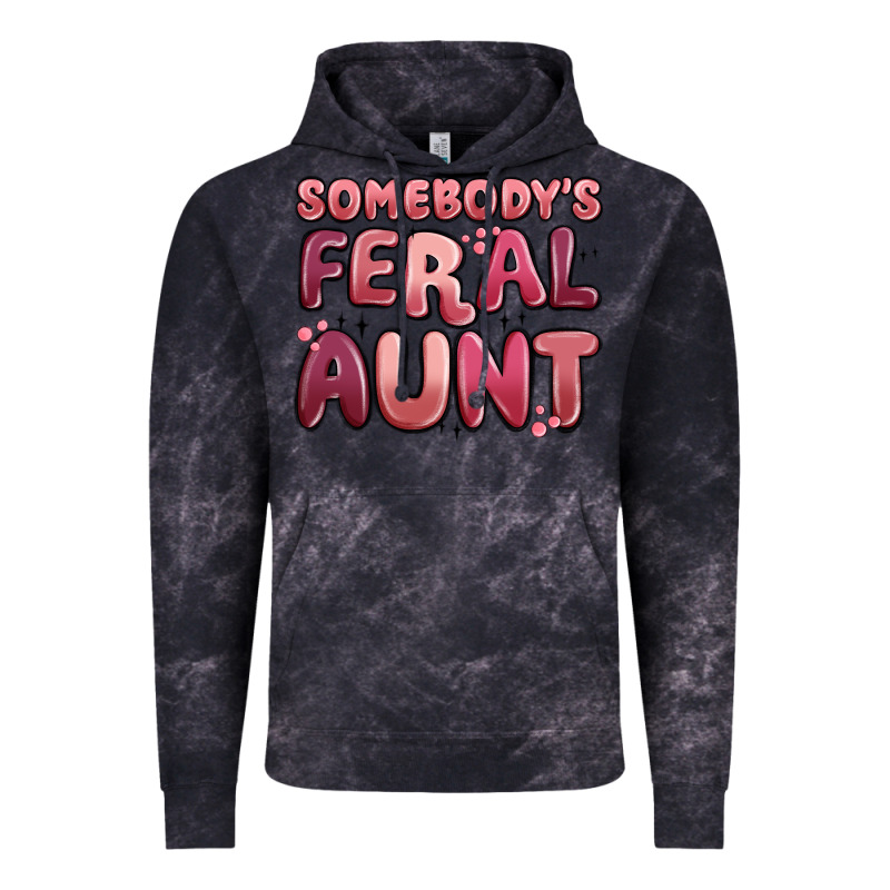 Somebodys Feral Aunt Vintage Hoodie by MaliasSmallBusiness | Teevron