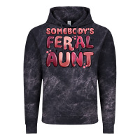 Cloud Black somebodys feral aunt Vintage Hoodie - MaliasSmallBusiness