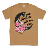 Toasted Coconut all good things are wild and free Classic Tee - MaliasSmallBusiness