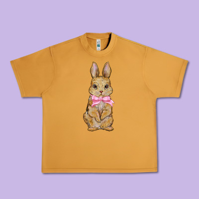Easter Rabbit Urban Heavy Tee Designed By Nancycooperartshop