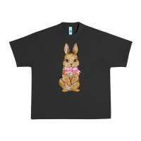 Pigment Black Easter rabbit Urban Heavy Tee - NancyCooperArtShop
