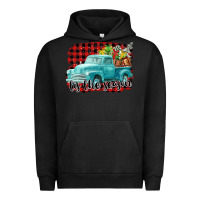 Pigment Black Tis The Season Christmas Truck Urban Hoodie - FaDigitalArtStudio