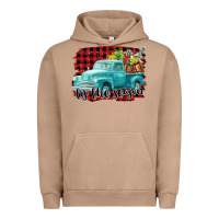 Pigment Burro Tis The Season Christmas Truck Urban Hoodie - FaDigitalArtStudio