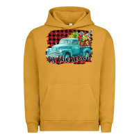 Pigment Peanut Butter Tis The Season Christmas Truck Urban Hoodie - FaDigitalArtStudio