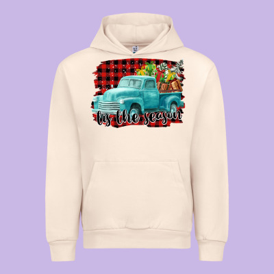 Tis The Season Christmas Truck Urban Hoodie Designed By Fadigitalartstudio