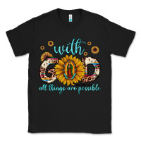 Black with god all things are possible matthew 19 26 Classic Tee - JahusDesignShop