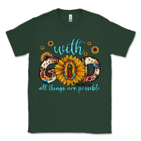 Sports Green with god all things are possible matthew 19 26 Classic Tee - JahusDesignShop