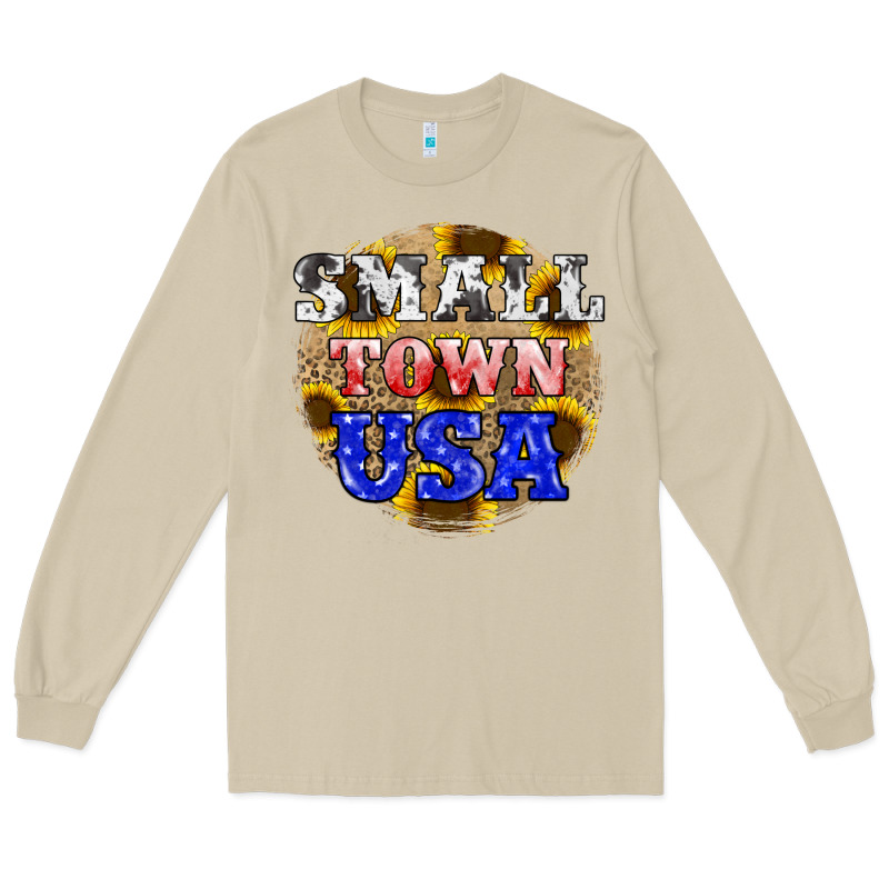 Small Town Usa Long Sleeve Tee by JahusDesignShop | Teevron