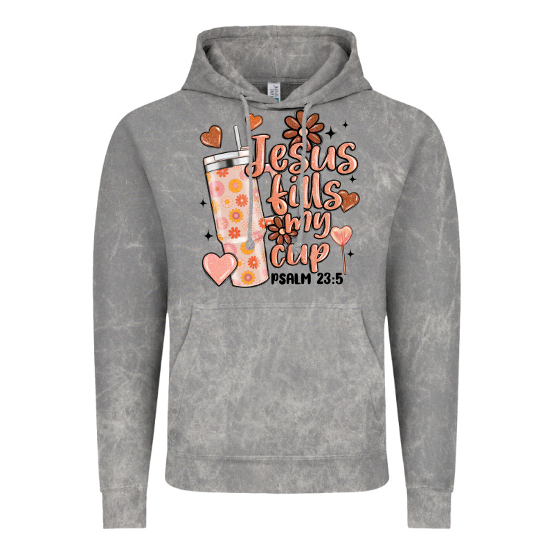 Valentine Jesus Fills My Cup Vintage Hoodie by MaliasSmallBusiness | Teevron