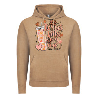Vintage Coffee valentine jesus fills my cup Vintage Hoodie - MaliasSmallBusiness