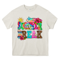 Cream summer break Heavy Core Tee - AdoDesignShop