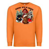 Carrot hanging with my gnomies Premium Sweatshirt - CowGirlArtShop