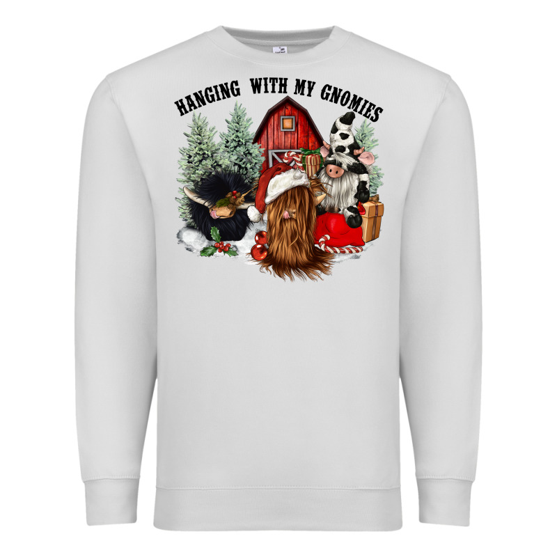 Hanging With My Gnomies Premium Sweatshirt by CowGirlArtShop | Teevron