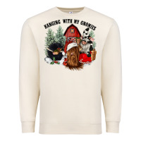 Sandshell hanging with my gnomies Premium Sweatshirt - CowGirlArtShop