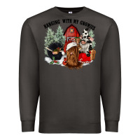 Smoke hanging with my gnomies Premium Sweatshirt - CowGirlArtShop